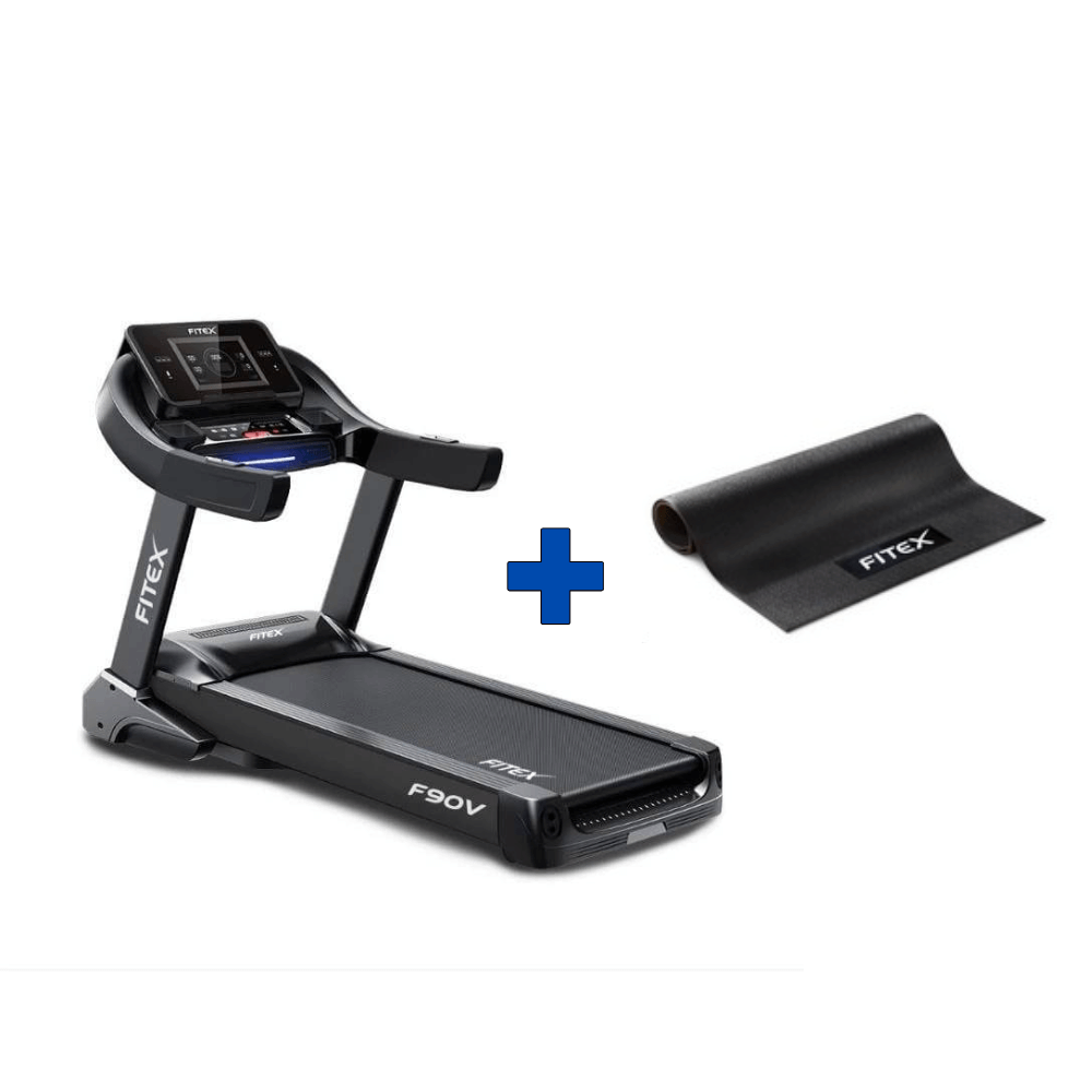 ลู่วิ่งไฟฟ้า FITEX F90V 5 แรงม้า + แผ่นยางรองลู่วิ่ง FITEX